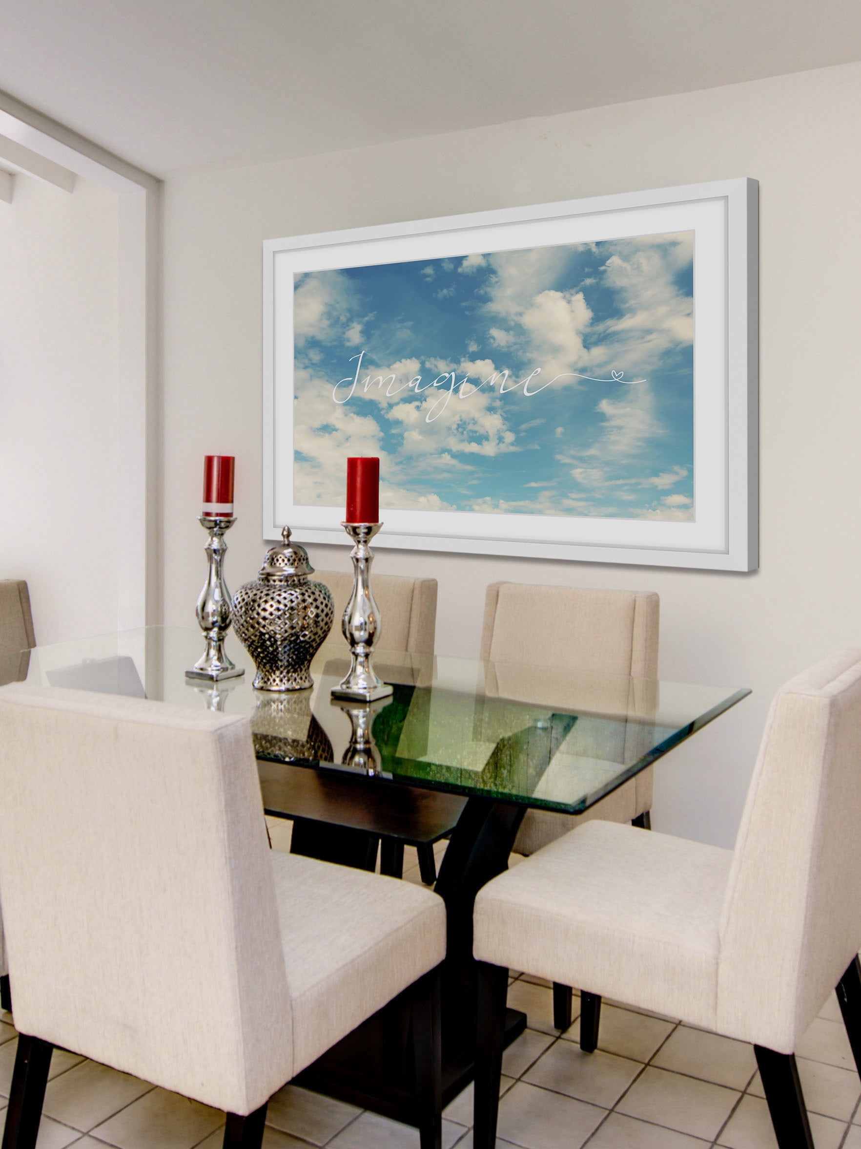 "Imagine" Framed Painting Print
