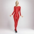 thumbnail image 5 of ANINEO High Stretch Unisex Full Body Catsuit Zentai Jumpsuit Shiny Smooth Transparent Bodysuit Comfort Clothes, 5 of 5