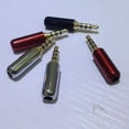 thumbnail image 3 of LEDMOMO Signal Transmission Headphone Audio Jack Adapter Plug Alloy 5Set Back to School, 3 of 5