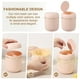 thumbnail image 5 of Bote de basura mini Uxcell con tapa, pequeño bote de reciclaje de escritorio, 2.2L rosa, 5 of 7