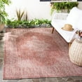 thumbnail image 2 of SAFAVIEH Courtyard Delbet Medallion Indoor/Outdoor Area Rug, Rust/Ivory, 2' x 3'7", 2 of 10
