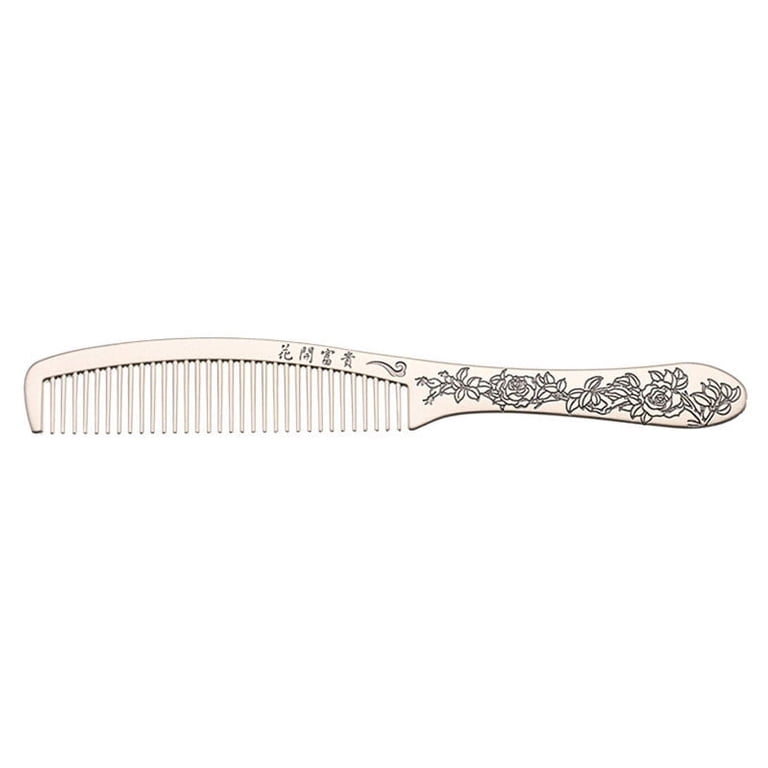 Long Handled 999 Sterling Silver Comb Gift for Mother display picture 2
