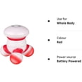 thumbnail image 5 of Mini masajeador portátil de mano, masajeador corporal de percusión de tejido profundo con vibración eléctrica para aliviar el dolor de espalda, cuello, manos, hombros y cuerpo completo, uso en todas, 5 of 5