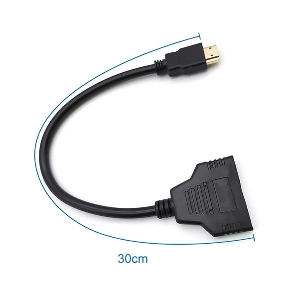 HDMI Splitter Adapter Cable HDMI Splitter 1 In 2 Out