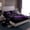 Purple, variant on Castle Fairy Girls Gradient Rose Twin Sheet Sets,Happy Valentine's Day Bedding
