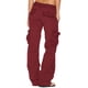 thumbnail image 3 of Pantalones Cargo Para Mujer, Pantalones de Paracaídas, Pantalones Palazzo de Pierna Ancha, Pantalones Punk Hippie Sólidos, Ropa de Calle, Monos Largos Sueltos Con Bolsillo Para Correr Odeerbi ODB176165, 3 of 6