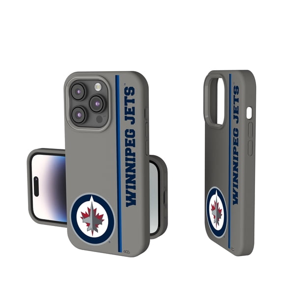 Keyscaper Gray Winnipeg Jets Sidebar Soft Touch iPhone Case