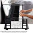 thumbnail image 4 of Clavier Musical Portable Clavier Électronique Support de Partition Accessoires d'Instruments de Musique pour Enseignement Concerts Répétitions Piano Support de Musique, 4 of 6