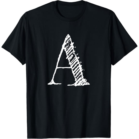 t-shirt Bold Letter A - Decorative Alphabet Big Font Capital Letter T-Shirt.