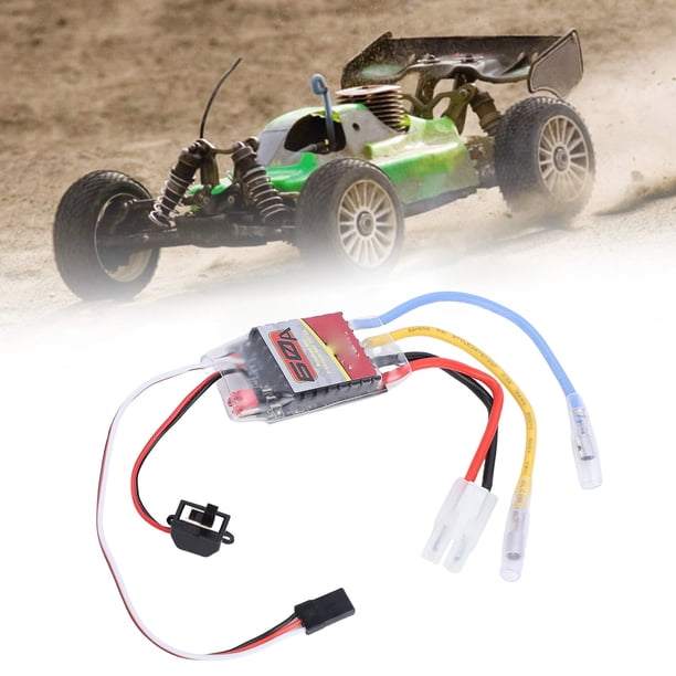 Esc 60A RC Cepillado ESC Para 380 370 540 550 Motores Cepillados Controlador Electrónico De Velocidad De Cobre Para RC Coche Barco Crawler Actualización