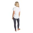 thumbnail image 3 of Women's Concepts Sport White/Charcoal Chicago Bears Sonata Short Sleeve Top & Leggings Set, 3 of 6