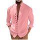 thumbnail image 1 of New Men's Retro Cotton Linen Casual Loose Fitting Long Sleeved Shirt2XL, 1 of 5