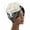 F09085 White, variant on Women's Elegant Cocktail Fashion Mesh Sinamay Fascinator Headband, Rhinestone FS12, Black