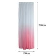 thumbnail image 3 of 100*200cm elegante gradiente Color ventana gasa cortina Panel varilla bolsillo red ranura superior Rosado Zulema Cenefas de cortina de ventana, 3 of 8