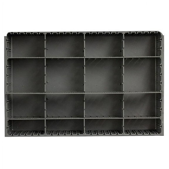 Durham Mfg DrwInsrt,Gry,16Cmptmnt,PlyPrp,Fit12"Box 124-95-EXL-IND