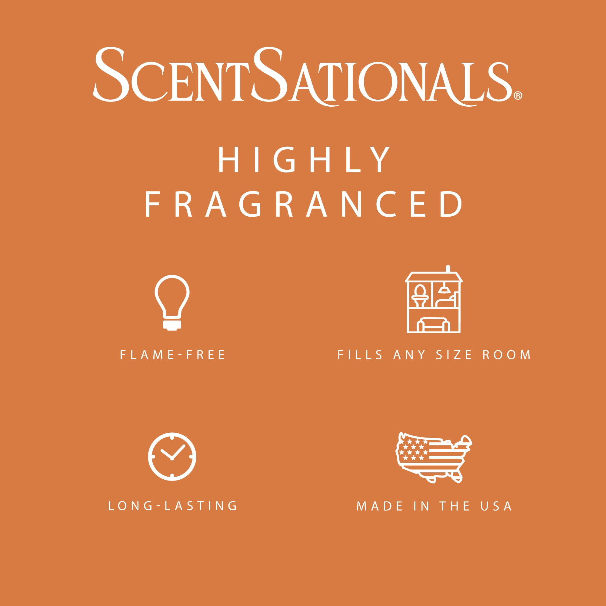 (5 pack) Sparkling Apple Spice Scented Wax Melts, ScentSationals, 2.5 oz