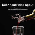 thumbnail image 2 of Botella de aleación de zinc con forma de cabeza de ciervo, rinoceronte, elefante, leopardo, león, cabeza de búfalo, tapón de vino, herramienta para barra de bebidas, accesorios para barra de discoteca, 2 of 4