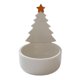 thumbnail image 1 of Portavelas navideño de cerámica pequeño para velas de té Estrella amarilla, 1 of 9
