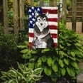 thumbnail image 2 of Patriotic USA Alaskan Malamute Garden Flag, 2 of 5