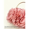 thumbnail image 3 of REMANLAND Women's Satin Floral Evening Clutch, Pink, 3 of 7