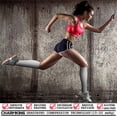 thumbnail image 2 of Compression Socks For Women & Men Circulation ( 3 Pairs White Small-medium)15-20 Mmhg Is Best Support For Athletic Running Cycling, 2 of 5