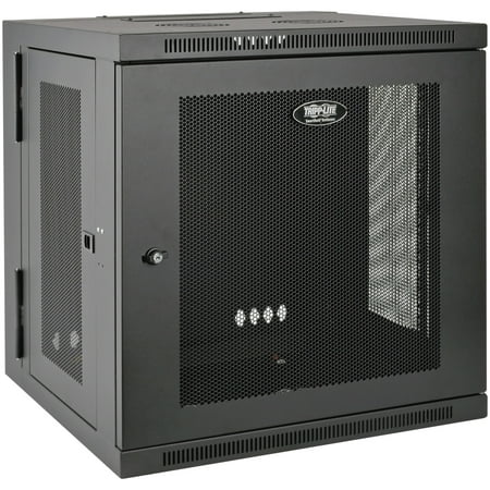 Tripp Lite SRW10US SmartRack 10U Low-Profile Switch-Depth Wall-Mount Rack Enclosure Cabinet