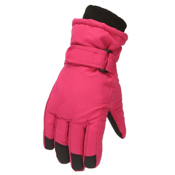 hoksml Enfants Gloves Winter Gloves pour Enfants Garçons Filles Mitaines Coupe-Vent en Plein Air Ski Dégagement