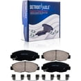 thumbnail image 5 of Detroit Axle - Brake Kit for 1999-2000 Honda Civic, Front and Rear Drilled & Slotted Disc Brake Rotors Ceramic Brake Pads w/Hardware Replacement : 10.32 inch Front Rotor, 5 of 8