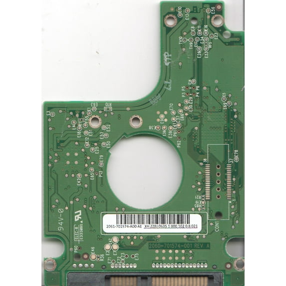 WD3200BJKT-75F4T0, 2061-701574-A00 AE, WD SATA 2.5 PCB