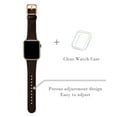 thumbnail image 3 of WFEAGL Genuine Leather iwatch Band for iWatch Series 38mm 40mm 41mm Coffee/Gold, 3 of 10