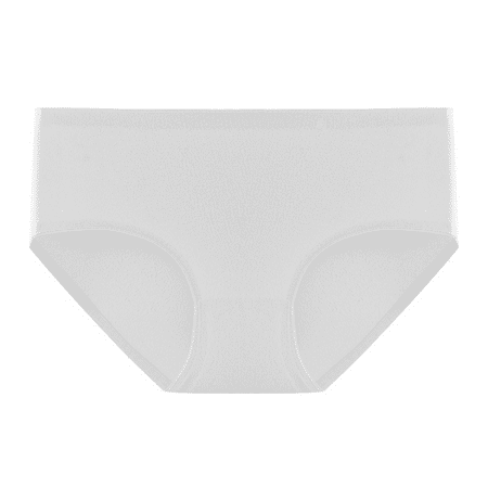 Fulorrnie Underwear for Women Seamless High Waist Breathable Comfort Panties Sport Banded Elastic Panty White M