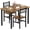 Walnut, variant on 3 Piece Dining Table Set for 2, Small Kitchen Table Set for 2 with Chairs,Wood Breakfast Nook Table and Chairs Set of 2,Dinette Set for Small Space,Dining Room,Apartment, Brown