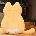 thumbnail image 1 of Cartoon/ Cute/ Soft/ Cat Plush Toy/ Squatting Cat Pillow with Long Beard and Small Eyes/ Doll/Children's Birthday Giftbrown48X35cm Deng Xun unisex, 1 of 2