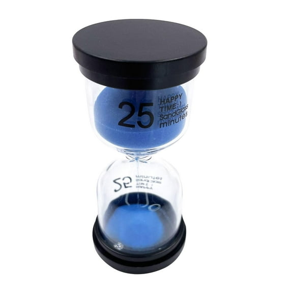 Sand Glass Timer Hourglass 25 Minutes Meditation Timer for Ornament Bedroom