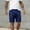 Navy, variant on BVnarty Men's Summer Thin Breathable Daily Shorts, Lightweight Summer Fabric, Elastic Drawstring Waist Pocket Casual Short Pants Black M
