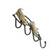 thumbnail image 2 of Tooarts Fish Wall Hook Soporte de pared de hierro de 4 ganchos colgantes decorativos Torni Abanopi Escultura de metal, 2 of 6