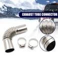 thumbnail image 3 of maskred Parking Heater Exhaust Pipe Universal Extension Connector Tube with Clamps Vehicles Replacement Spare Parts Auto, 3 of 6