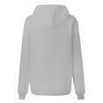 thumbnail image 4 of Women's Oversized Hoodies Casual Long Sleeve Half Zipper Pocket Sweatshirt Pullover Tops, 4 of 5