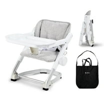 Unilove Feed Me 3-in-1 Portable High Chair & Feeding Booster Seat for Infant and Toddler, Shadow Gray