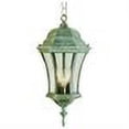 thumbnail image 2 of Three Light Black Copper Clear Curved Glass Hanging Lantern, 2 of 2