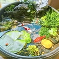 thumbnail image 4 of 2 piezas Aquarium Cerámica Agua de peces flotantes Cerámica Fish Tank de estilo chino Pescado Submarino (estilo mixto), 4 of 7
