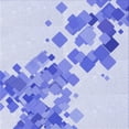 thumbnail image 1 of Ahgly Company Machine Washable Indoor Square Transitional Heavenly Blue Area Rugs, 4' Square, 1 of 7