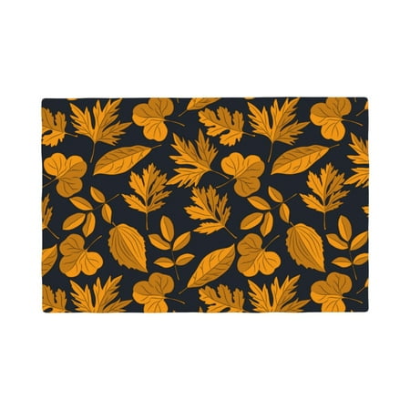 

Placemats Set of 4 / 6 fall leaf Placemats for Dining Table Indoor/Outdoors Heat Resistant Washable Placemats 18 x 12