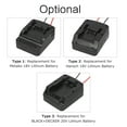thumbnail image 4 of 18V/20V Lithium Battery Converter Adapter for Metabo, Hansch, BLACK+DECKER - DIY Power Drive Accessory, ABS+PB Material, Black, Type 1/2/3 Optional, 4 of 7