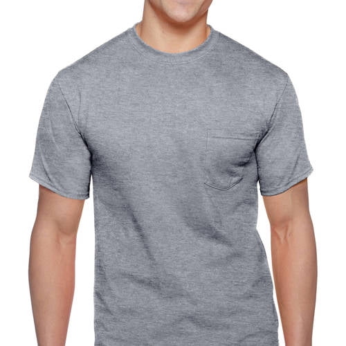 2-Pack Gildan Mens DryBlend Workwear T-Shirts with Pocket