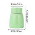 thumbnail image 3 of Btomtd 14oz Portable Small Belly Vacuum Cup, 304 Stainless Steel Insulated Tumbler and Mug with Intelligent Temperature Display, Household and Travel Water Bottle, Green, 3 of 6