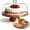 Wood, variant on 12inch Cake Stand with Lid, 6-in-1 Multifuntional Serving Platter with Dome Cover, Cake Display Stand with Lid/Dessert Platter/Punch Bowl/Veggie Platter -