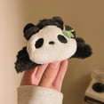thumbnail image 4 of Hot Selling Women's Trendy Cute Panda Plush Claw Clip Women's Back of Head Hair Clip Cartoon Clip Hair Bun Shark Clip Hair Accessories Headwear Christmas Gift Party Favor, 4 of 8