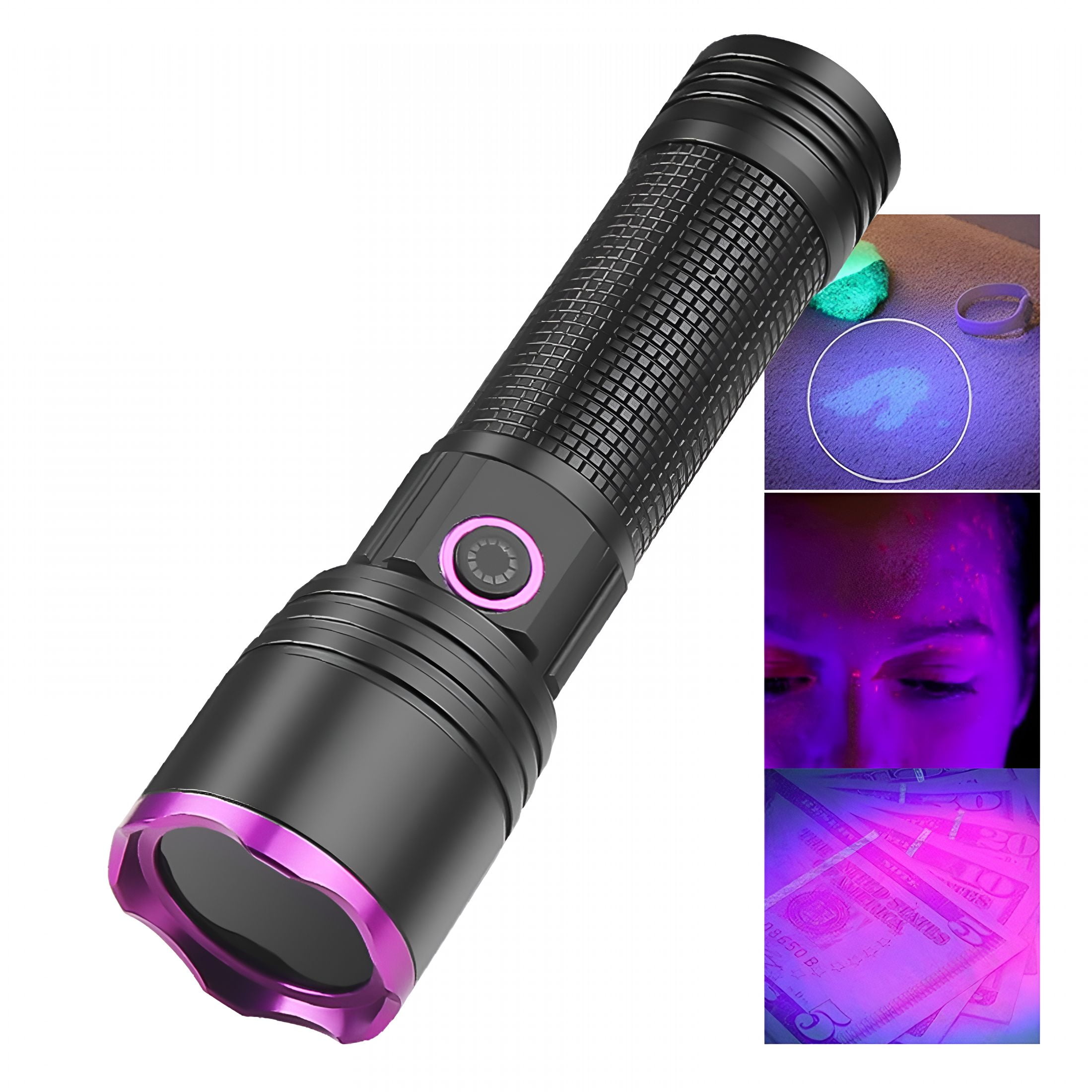 HIBIBUD Rechargeable Blood Tracking Light for Night Hunting 2000 Lumens Blood Trail Tracking Flashlight with Charging Cable