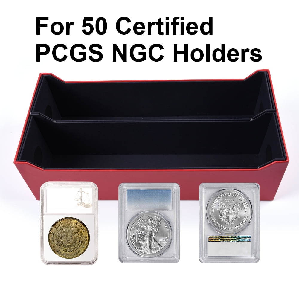 PIT66 Fit for Intercept Shield holds 50 Slabs Coin Holders Coin Storage